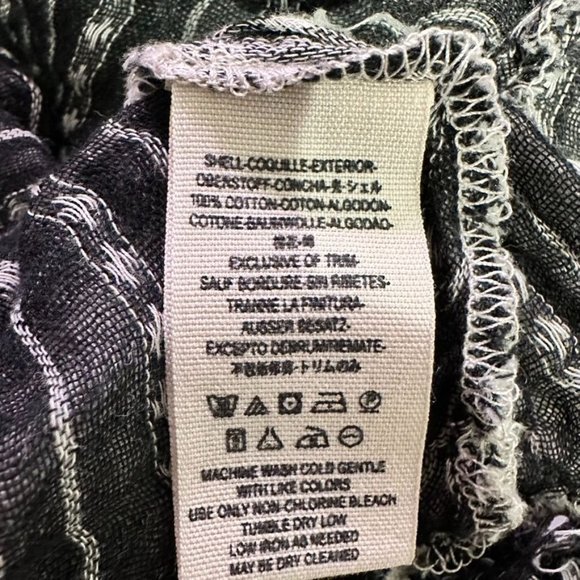 Free People Plaid Swing Shirt Dress Tunic Top Dress Gray Black Size XS Womens - Picture 3 of 4